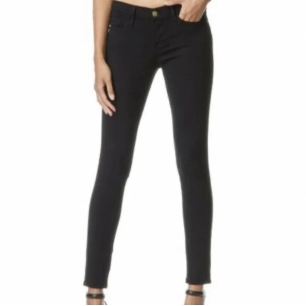 Frame Denim ‘Le Skinny de Jeanne’ Black Jeans‎ Sz 27